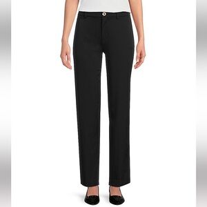 Lilly Pulitzer Black Straight Leg Trouser Stretch Pants